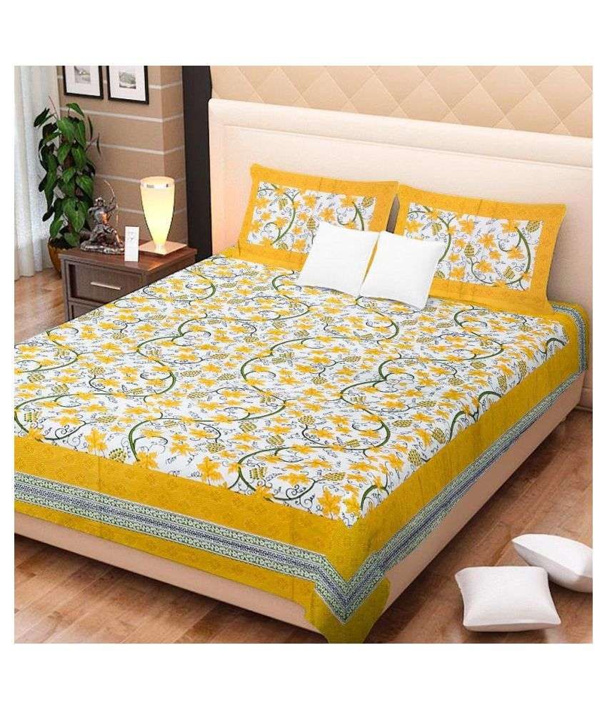 Frion Kandy Double Cotton Printed Bed Sheet Buy Frion Kandy Double