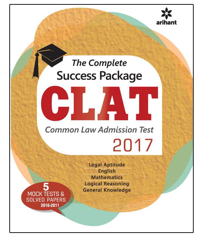 The Complete Success Package CLAT Common Law Admission Test 2017 Buy The Complete Success