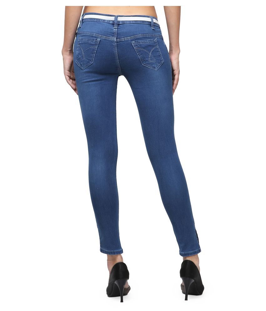 Smart Girl Blue Denim Jeans - Buy Smart Girl Blue Denim Jeans Online at ...