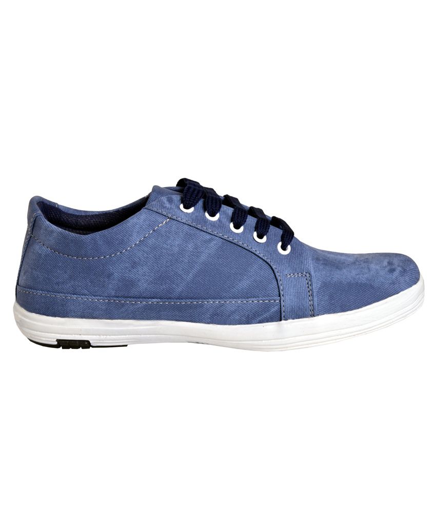 Shooz Blue Canvas Shoes - Buy Shooz Blue Canvas Shoes Online at Best ...