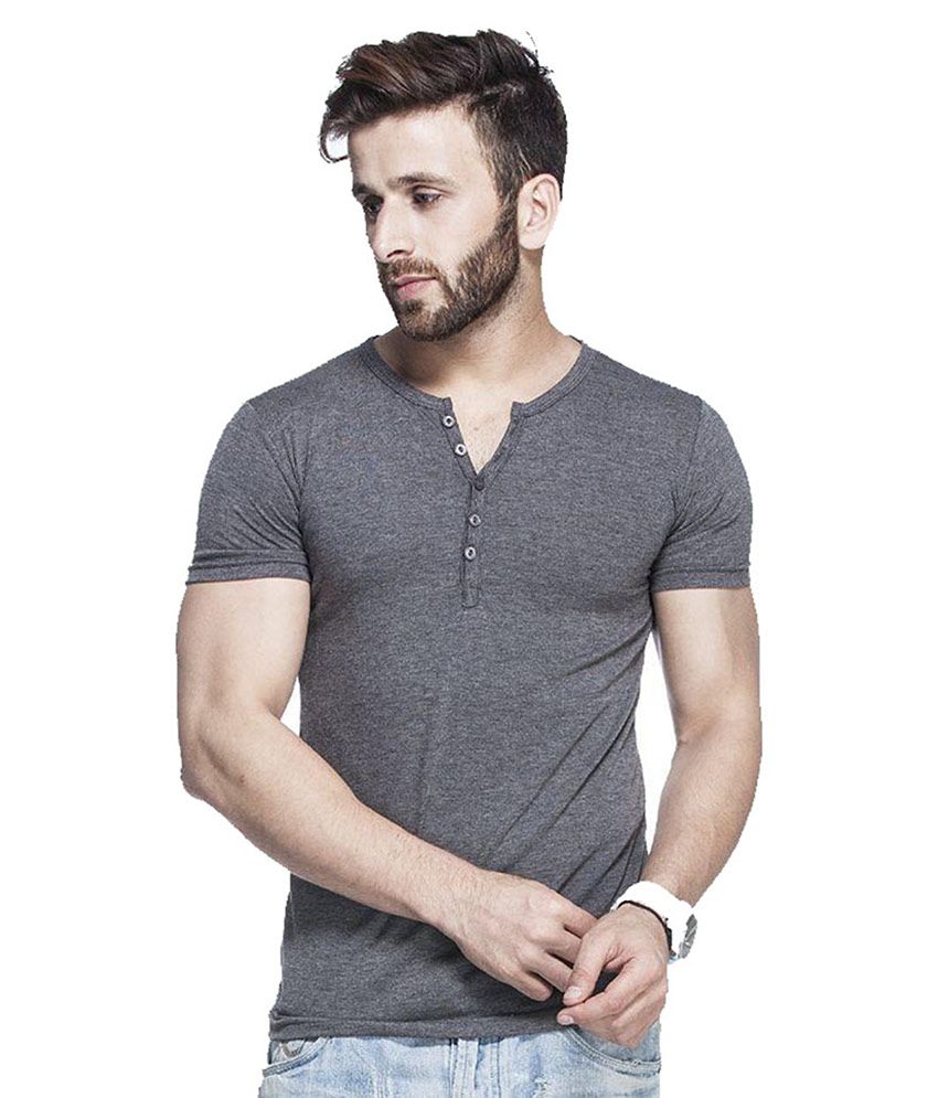 grey henley t shirt