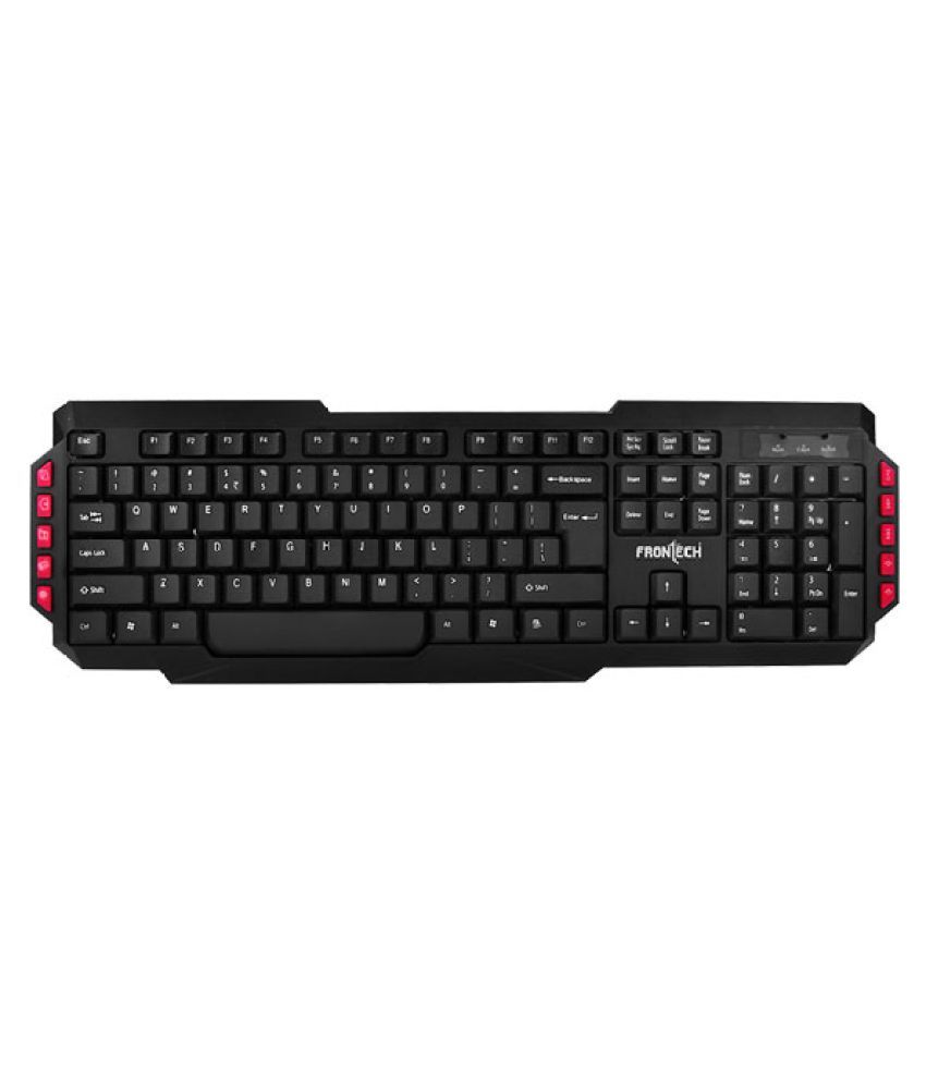 Frontech jil1685 Black USB Wired Desktop Keyboard Keyboard Buy