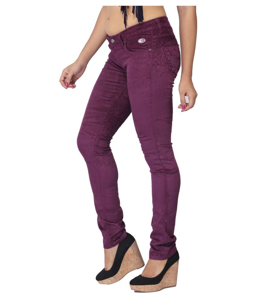 light purple corduroy pants