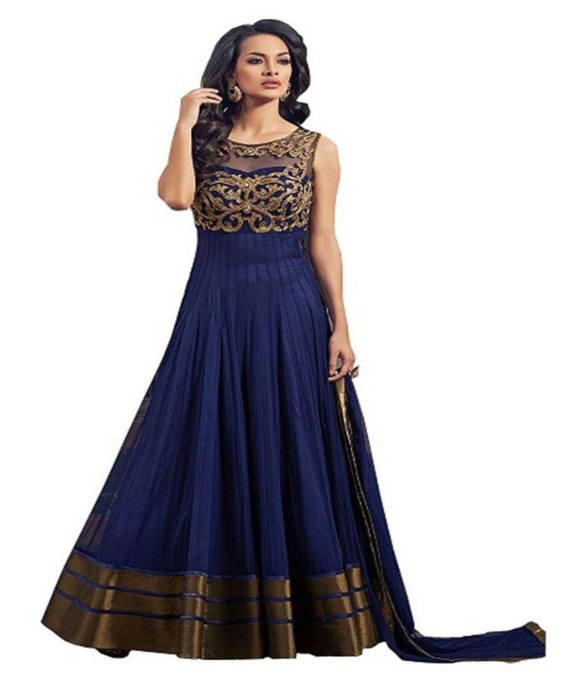 navy net dress