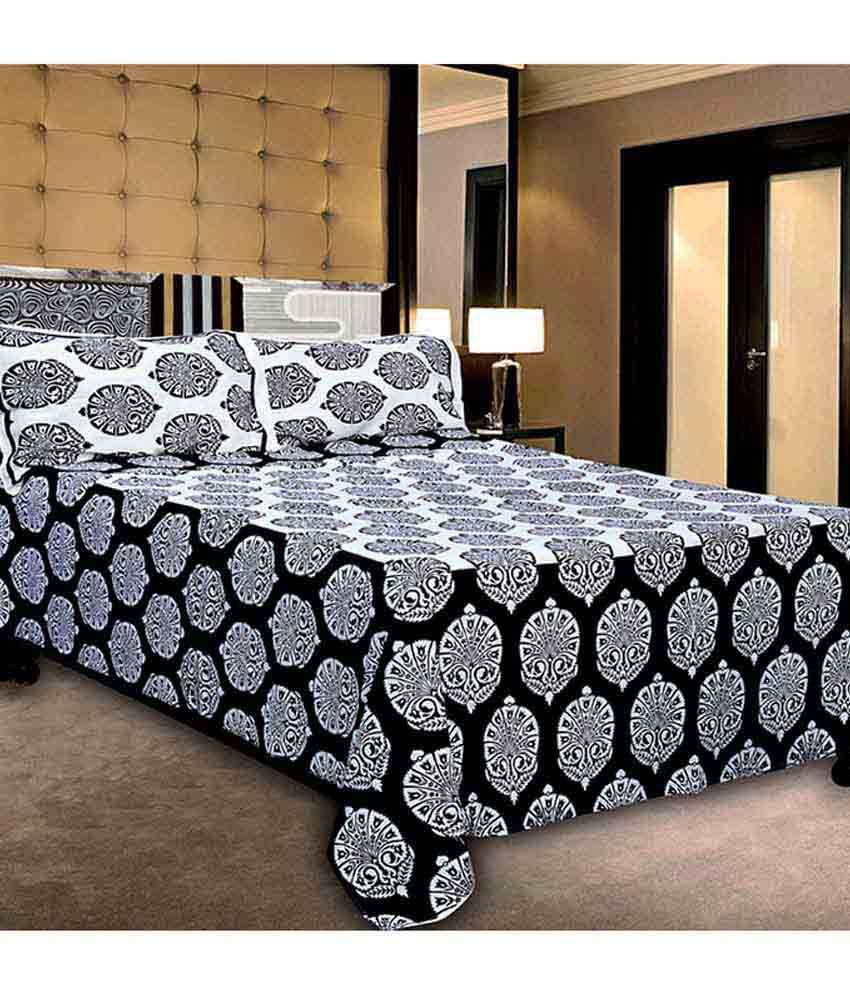 Bellovita Double Cotton Printed Bed Sheet Buy Bellovita Double Cotton Printed Bed Sheet Online