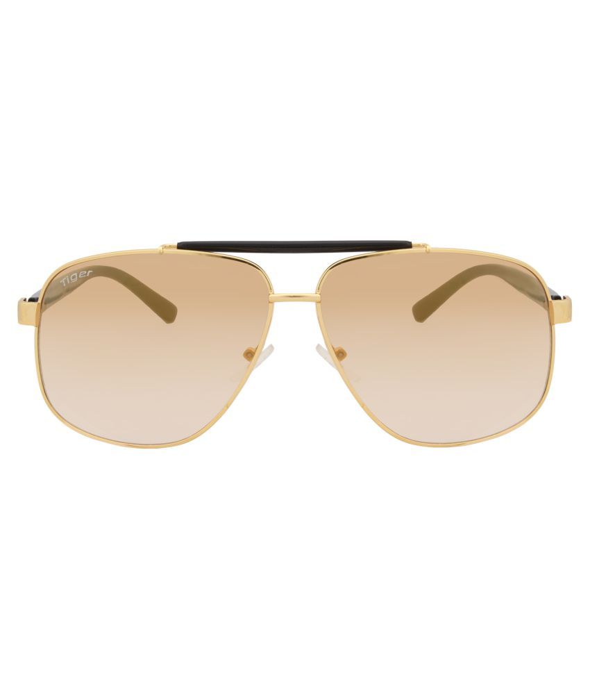 Tiger Eyewear Beige Rectangle Sunglasses - Buy Tiger Eyewear Beige ...