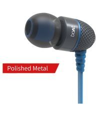 boAt BassHeads 200 In Ear Wired With Mic Earphones Blue