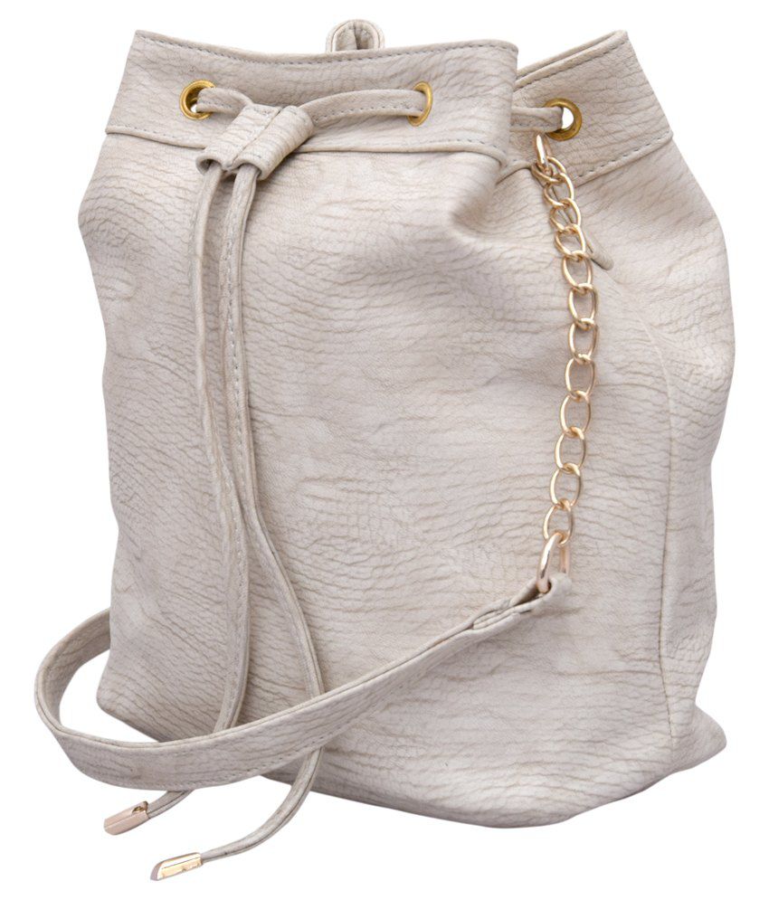 Lychee Bags White Sling Bag - Buy Lychee Bags White Sling Bag Online at Best Prices in India on ...