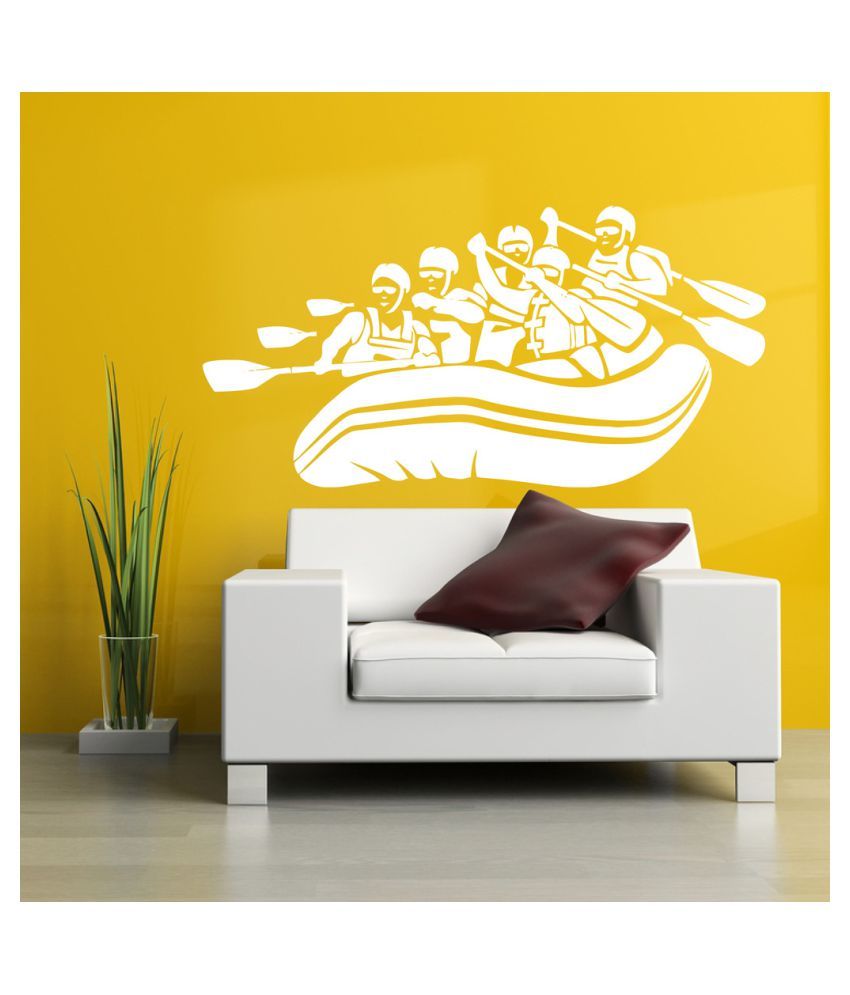     			Decor Villa Boat Sports PVC Wall Stickers