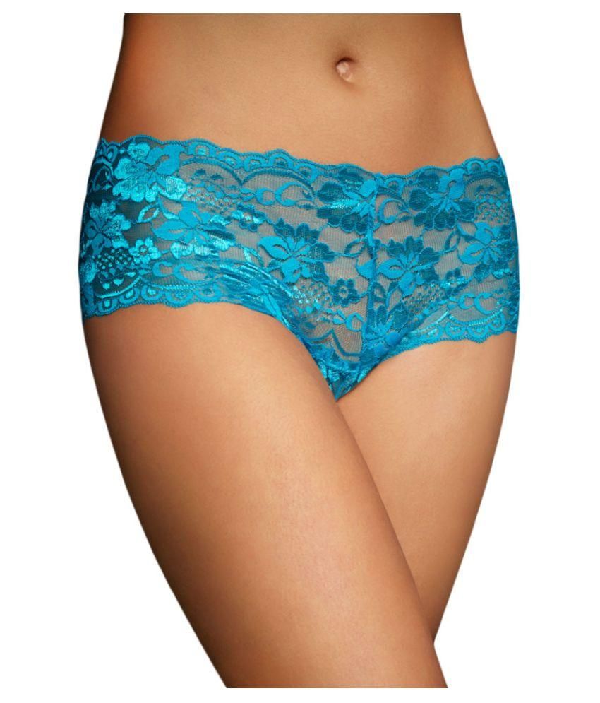 Buy Lovemate Blue Polyester Boy Shorts Online at Best Prices in India