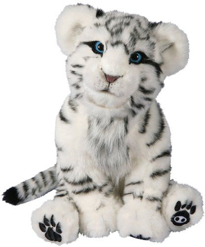 works WowWee Alive White Tiger Cub 12” Tall In Box Original Box 