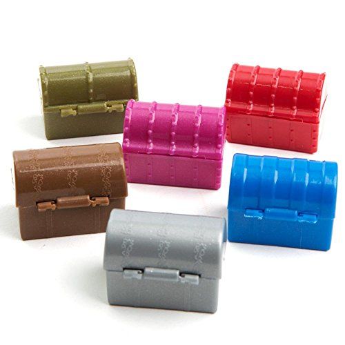 Mini Metallic Treasure Chest (6 Dozen) BULK Buy Mini Metallic