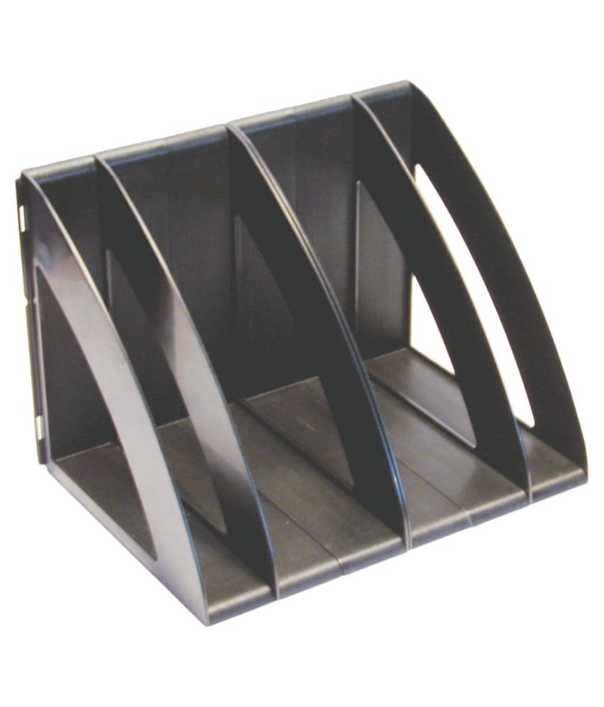 Solo Black Plastic Book Rack Buy Online at Best Price in India Snapdeal