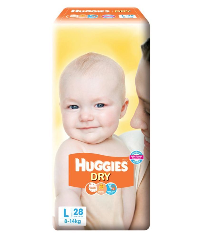 Huggies New Dry Large Diapers 28 Pieces Buy Huggies New Dry Large