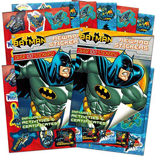 Batman Stickers Set Party Favors ~ Over 204 Reward Stickers (One Batman  Sticker Book One Batman Sti - Buy Batman Stickers Set Party Favors ~ Over  204 Reward Stickers (One Batman Sticker