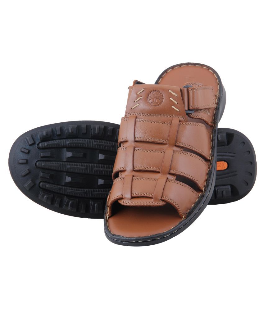 Ventoland Brown Pure Leather Mens Slippers Price in India- Buy Ventoland  Brown Pure Leather Mens Slippers Online at Snapdeal