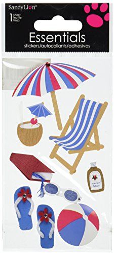 Sandylion BEACH Essentials Stickers NEW