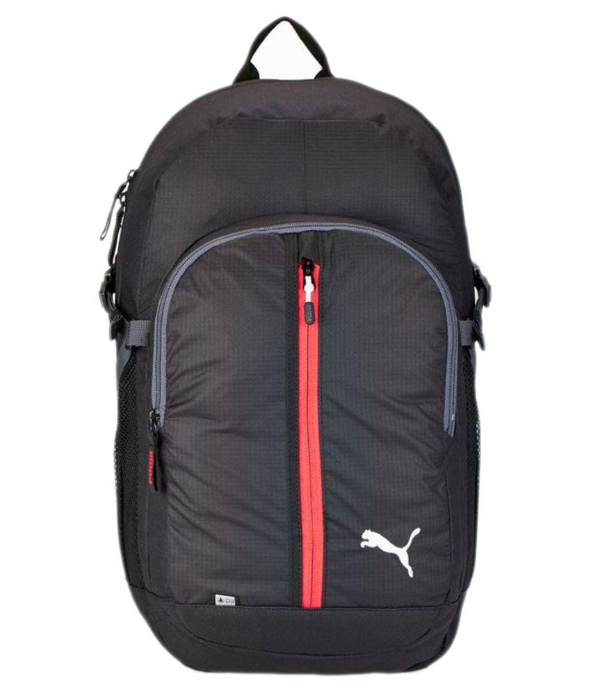 Puma Black Backpack - Buy Puma Black Backpack Online at Low Price ...