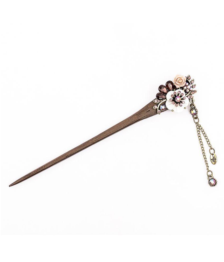 Meghan Multicolour Hair Stick: Buy Online at Low Price in India - Snapdeal