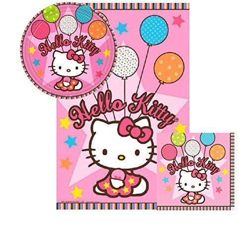 Hello Kitty Balloon Dreams Basic Party Pack For 8 Guests - Buy Hello ...