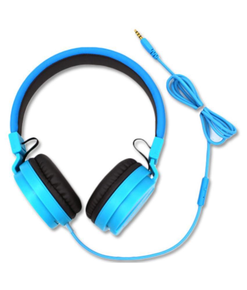     			Corseca dmhw3213 Over Ear Headset with Mic BLUE