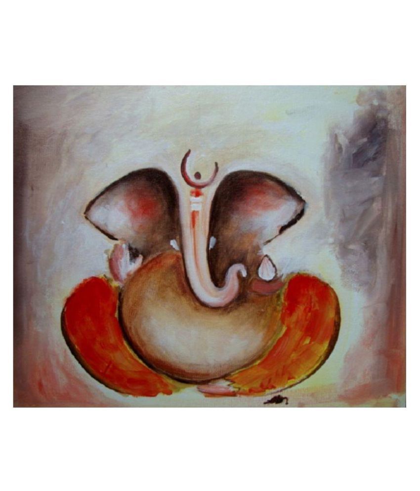 Vrushali's Art Lord Ganesha Canvas Painting with Acrylic Colors: Buy  Vrushali's Art Lord Ganesha Canvas Painting with Acrylic Colors at Best  Price in India on Snapdeal