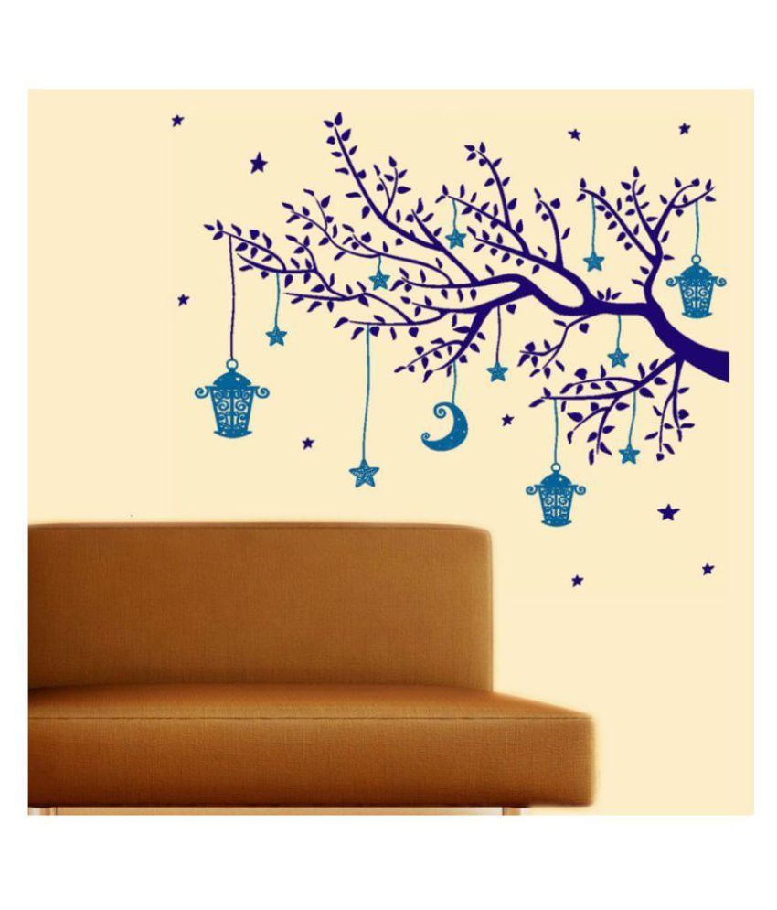 wall dreams Blue flowers Nature Nature PVC Sticker Buy wall dreams