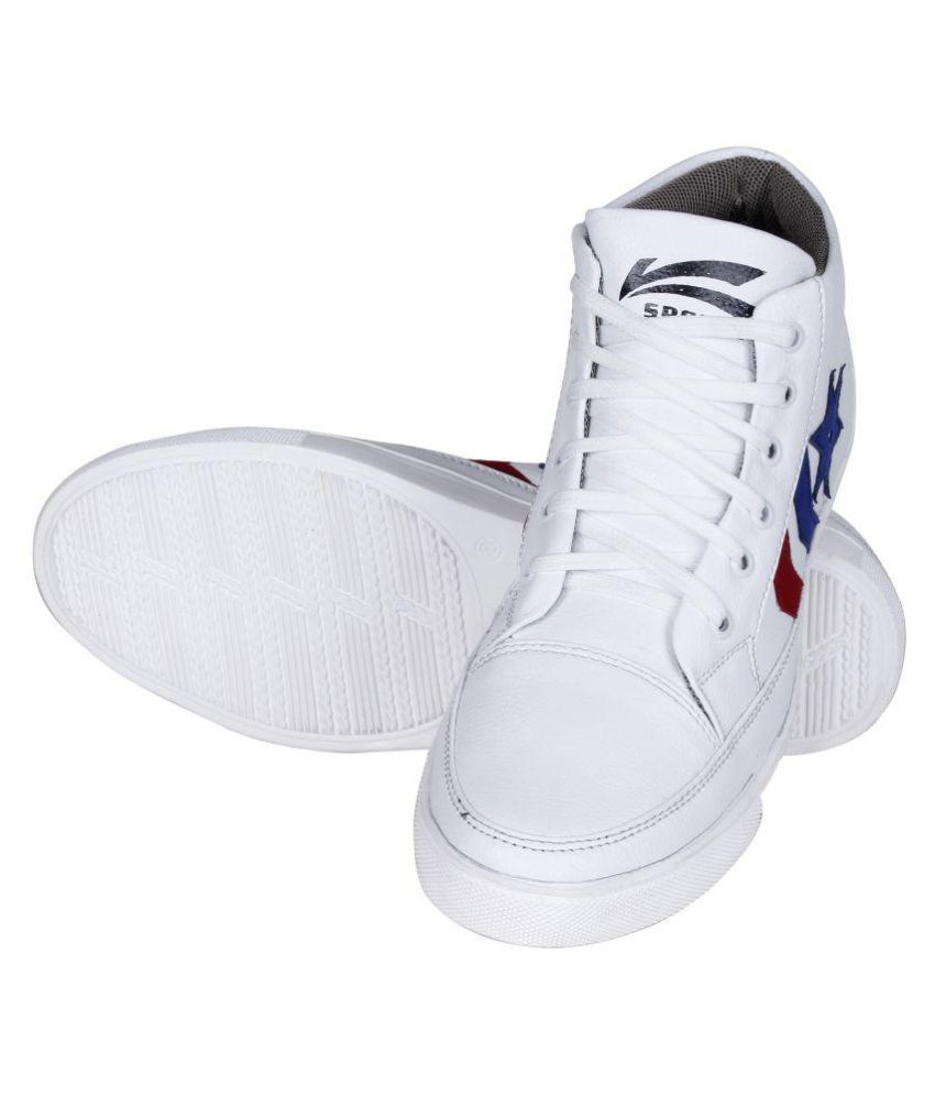 kraasa white sneakers