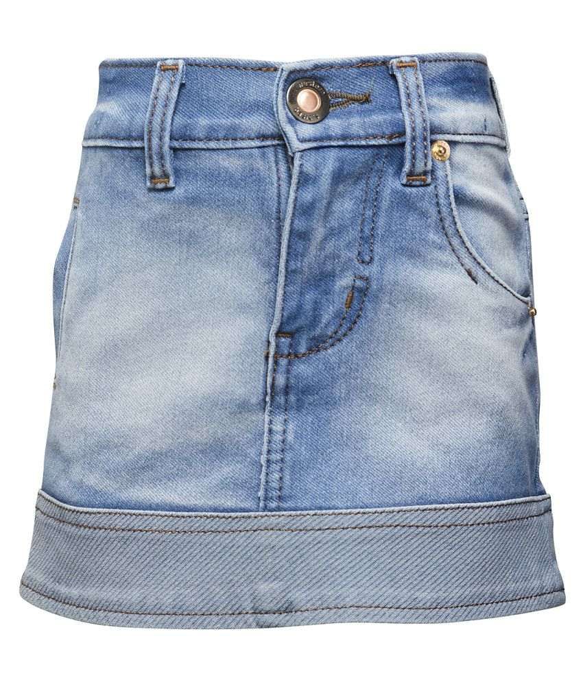 Western Basics Blue Denim Shorts - Buy Western Basics Blue Denim Shorts ...