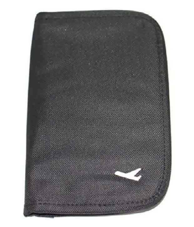 Kanha Nylon Black Passport Holder Buy Kanha Nylon Black Passport