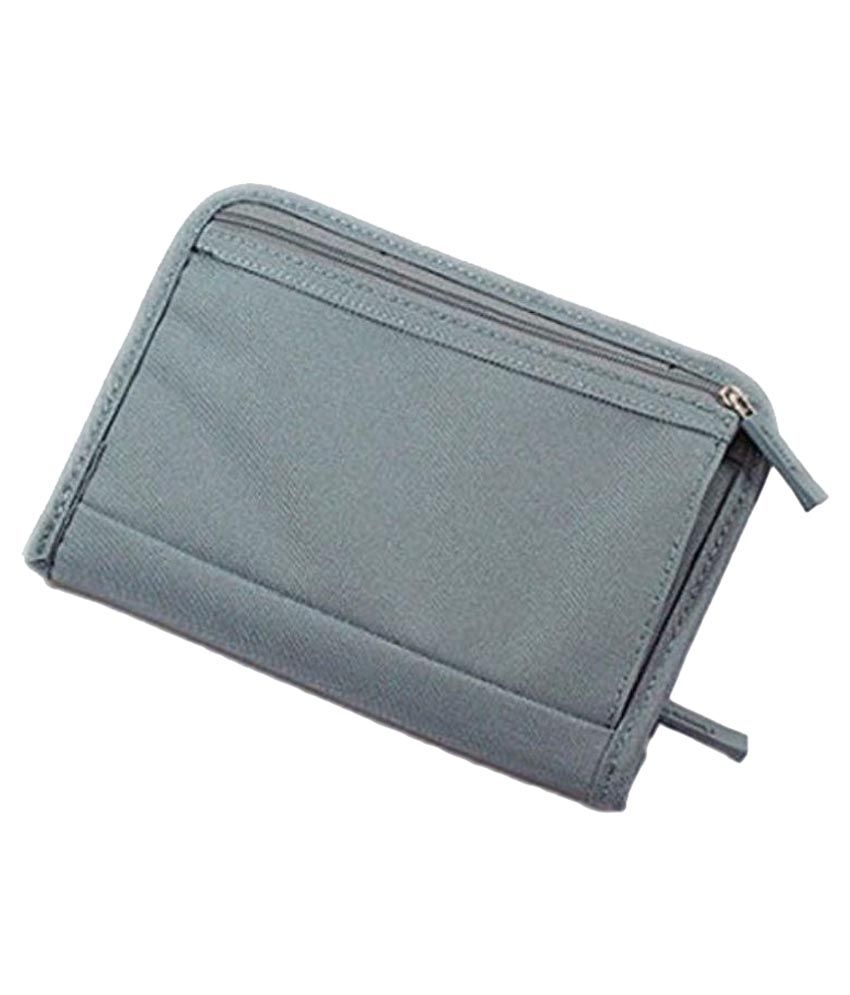 Kanha Nylon Grey Passport Holder Buy Kanha Nylon Grey Passport Holder