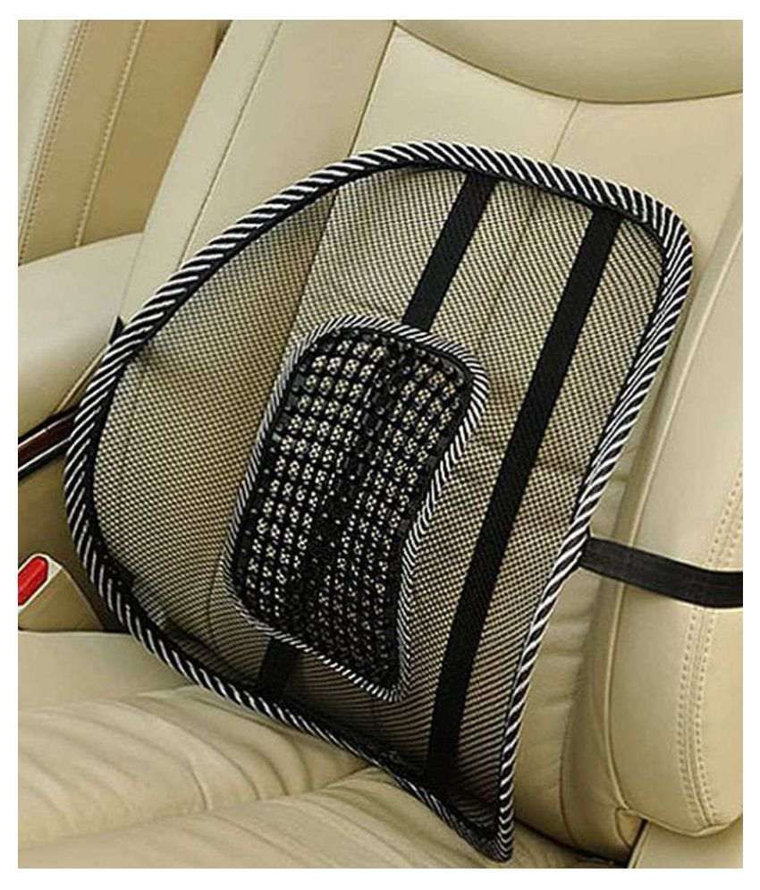 G King Lumbar Support Back Rest Car Seat Cushion Black Price In