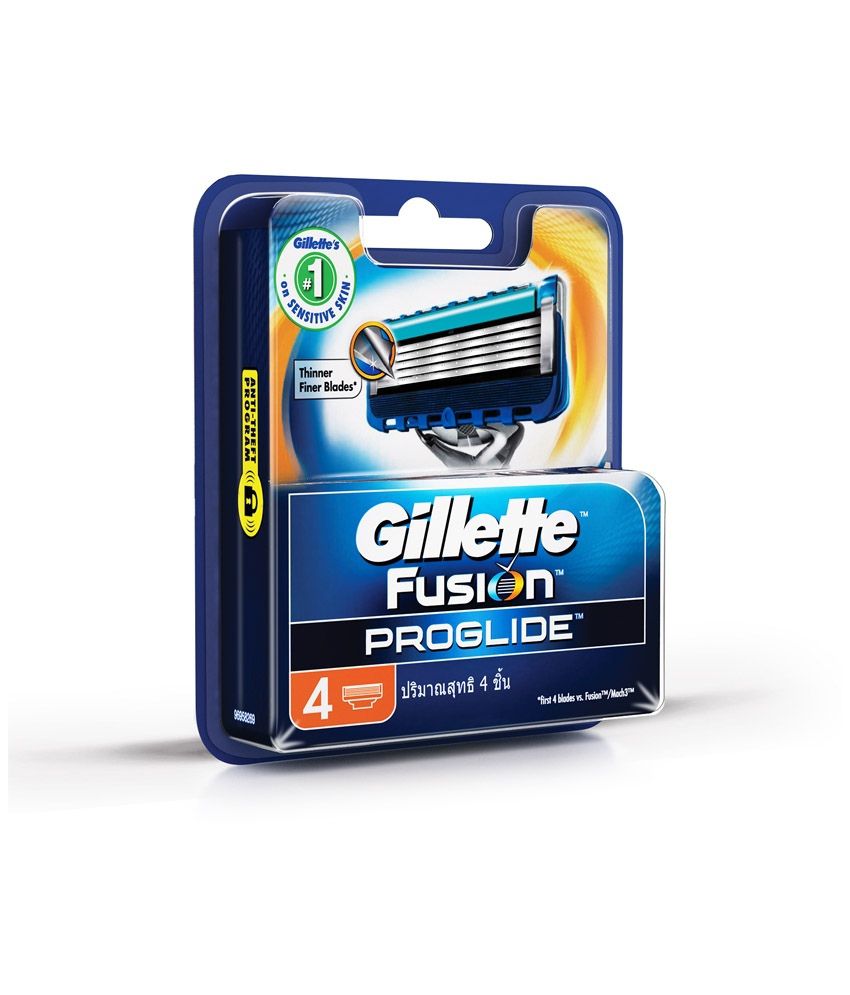 Gillette Fusion Proglide Flexball Manual Shaving Razor Blades Cartridge 4s Pack Buy Gillette