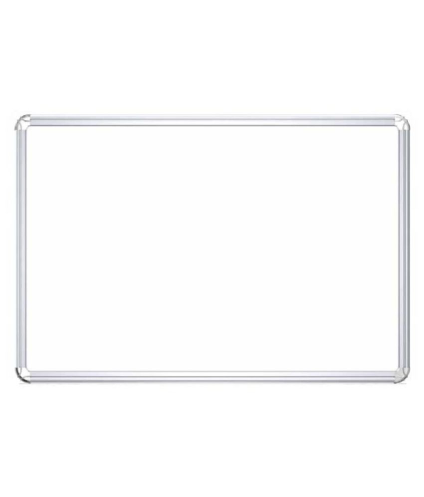     			Kanico Boards Silver Framed White Board