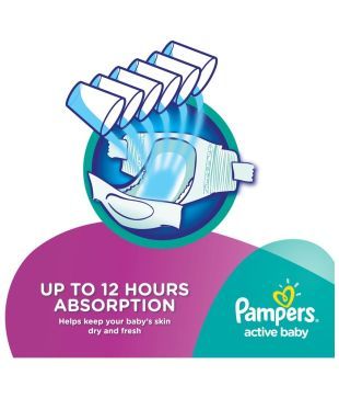 pampers active baby large 78
