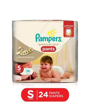 pampers premium care pants small