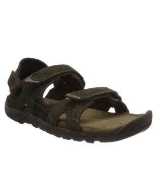 woodland olive green sandals