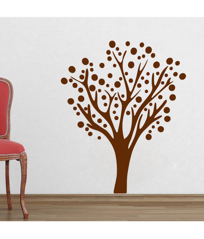     			Decor Villa Side Tree PVC Wall Stickers