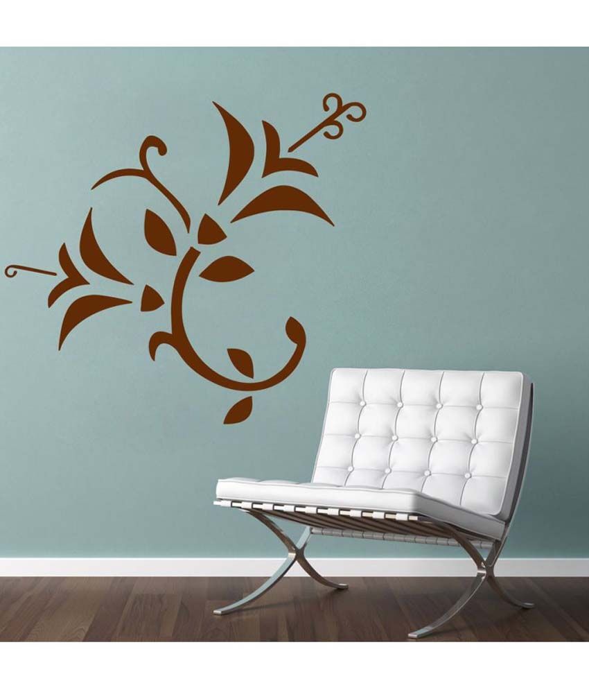     			Decor Villa Floral PVC Wall Stickers