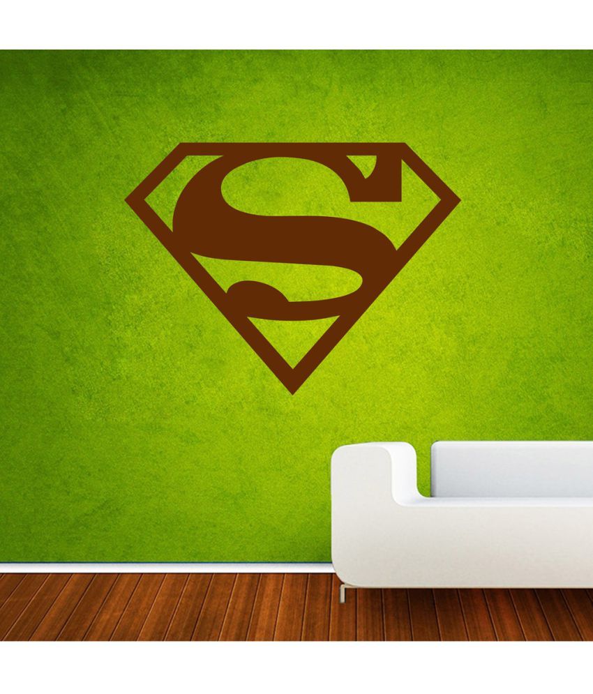     			Decor Villa Superman Logo PVC Wall Stickers