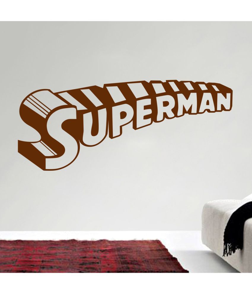     			Decor Villa Superman PVC Wall Stickers