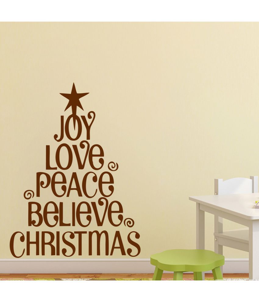     			Decor Villa Christmas Theme PVC Wall Stickers