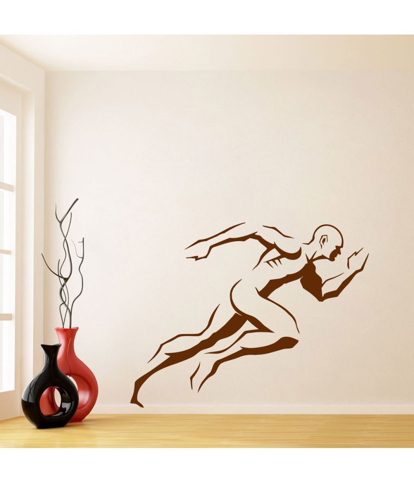     			Decor Villa Run PVC Wall Stickers