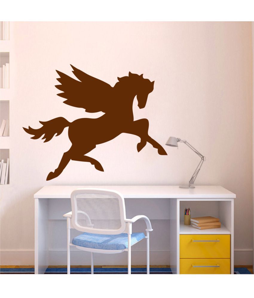     			Decor Villa Flying Horse PVC Wall Stickers