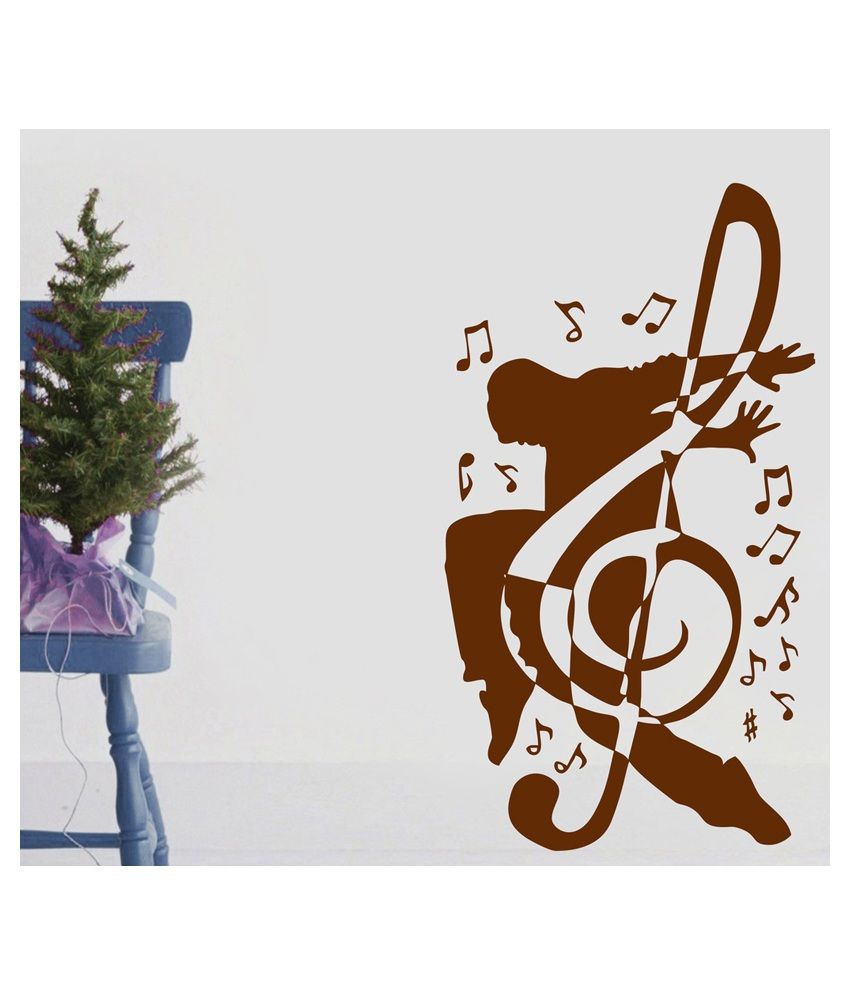     			Decor Villa Let's Music PVC Wall Stickers