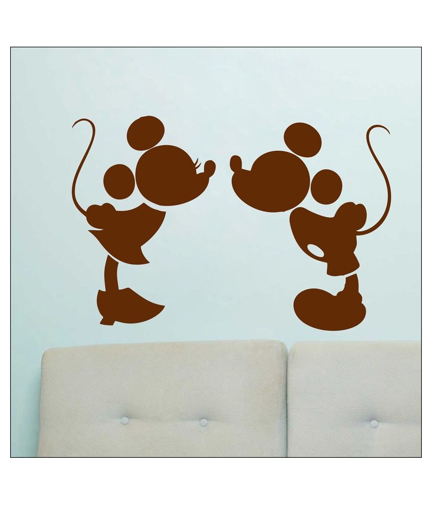     			Decor Villa Mickey & Mini PVC Wall Stickers