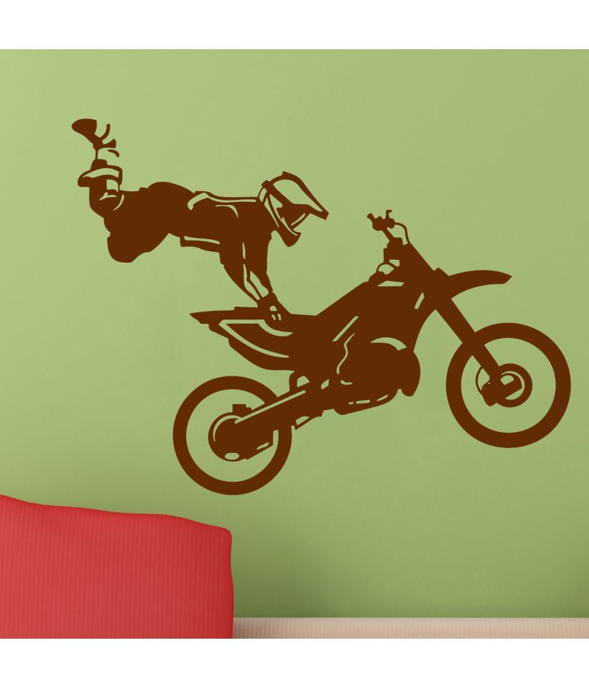     			Decor Villa I am the bike rider PVC Wall Stickers