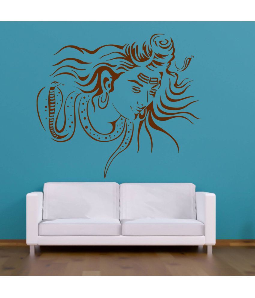     			Decor Villa Angry shiv PVC Wall Stickers