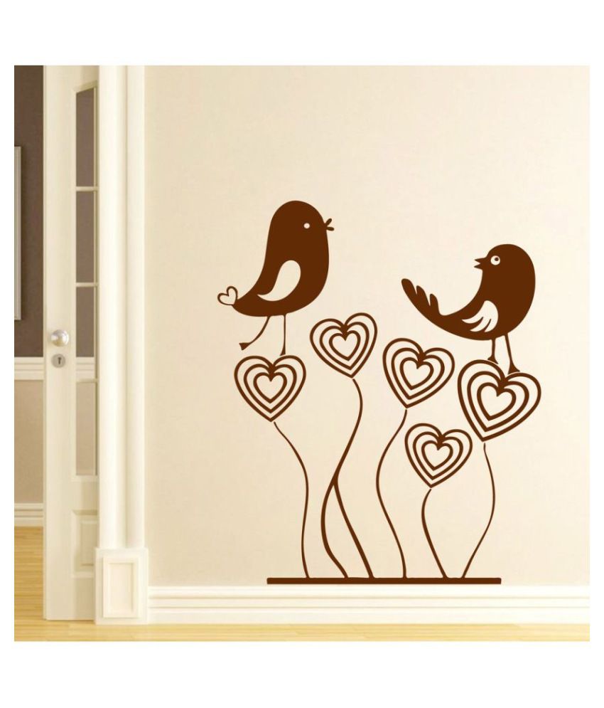     			Decor Villa Love Birds PVC Wall Stickers
