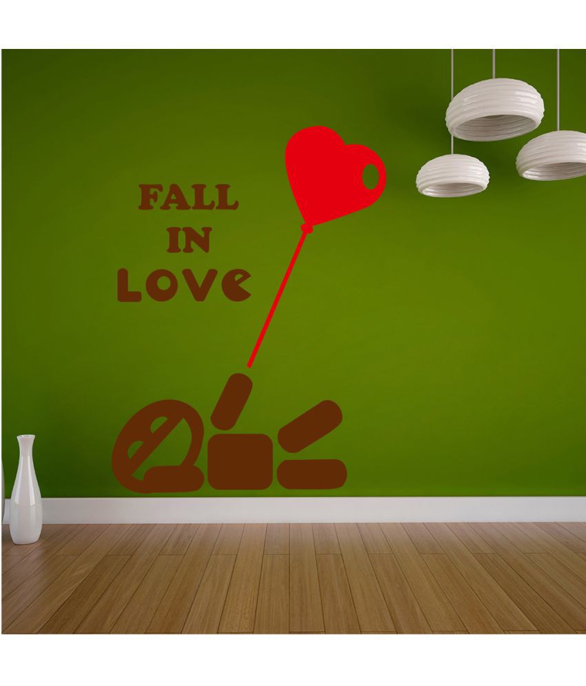     			Decor Villa Fall In Love Wall PVC Wall Stickers